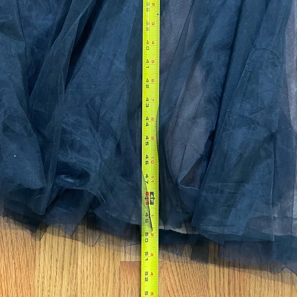 DAVID'S BRIDAL Galina Signature Strapless Corset Gown Tulle Dress #WBM3095 Prom - Picture 5 of 16